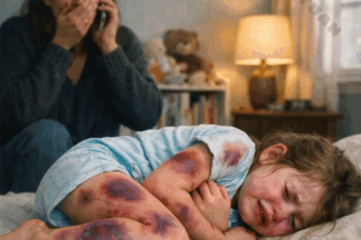 The little girl came home from her dad’s, grabbed her mom by the hand, pulled her into the kitchen, and whispered a sentence that made the whole room go cold: “I don’t like Dad’s game.” Her mother didn’t scream, and she didn’t press her with questions. In just 60 seconds, from the smell on her jacket to a few strange marks, to the way she kept avoiding the light, she pieced the scattered details into something deeply wrong. She dialed 911, forced her voice to stay steady. And the moment the door flew open, everything in their family shifted onto a different path.