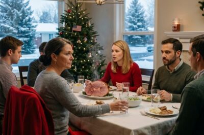 At Christmas dinner, in front of everyone, my daughter said, “Mom, your needs come last. My husband’s family comes first.” Her husband nodded in agreement. I simply replied, “Good.” What I did next completely changed their lives.