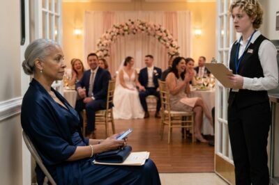 At my son’s wedding, the bride arranged for me to sit in the kitchen area, out of sight, as if I were just someone on the sidelines. She even said it directly to me: “Your place is in the kitchen, because you’re not important.” I still smiled and stayed quiet, even though I was the one covering most of the costs for the day. Then I simply made a few phone calls and stopped paying for certain expenses. The mood in the room shifted fast, and people suddenly looked at me differently.