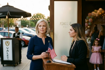 When I arrived at my granddaughter’s birthday dinner at the restaurant, the hostess leaned in and quietly said, “I’m sorry… your name isn’t on the reservation list.” I froze, because I’d quietly paid $5,000 to make sure tonight went smoothly. I didn’t argue, and I didn’t make a scene. I simply stepped aside, pulled out my phone, and calmly made one call, and suddenly the seating changed and someone had no choice but to step up and explain.