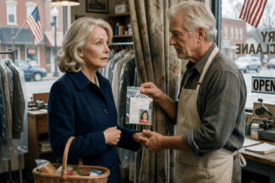 I only stopped by the dry cleaner to pick up my daughter-in-law’s coat, but to my surprise, the owner, an old acquaintance, quietly pulled me aside and warned me to take the grandchildren and leave before dawn. Then he handed me a small bag he had found in her coat pocket. The moment I looked inside, I was stunned when I realized there was a secret that had been hidden all this time.