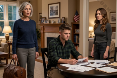 I came home and found my daughter-in-law calmly asking me to leave the very house I had paid for myself. My son sat there in silence, not saying a single word, while she kept pushing things further and further right in front of me. But in the moment I turned back, looked toward the door, and quietly spoke a sentence of my own, the entire room suddenly fell silent, and everything they had thought they were holding in their hands began to shift.