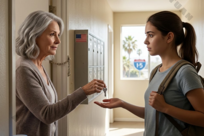 My son emptied our family safe and vanished across the border, and my husband died three days later from the shock. Twenty-five years later, a young woman rang the bell of my small San Diego apartment, holding a silver key and saying one sentence that left me completely frozen.