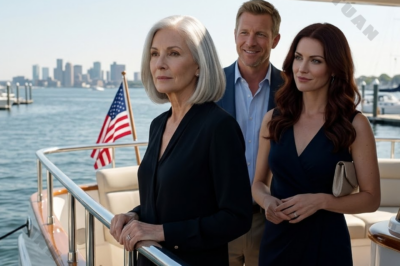 “Say hi to the sharks,” my daughter-in-law whispered as she boxed me in against the yacht railing, while my son just stood there smiling. They thought they could corner me and go after my $3 billion fortune. But when they came home, I was already waiting, with a very special gift and a truth that left them speechless.