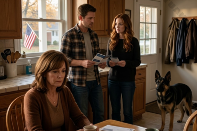 It was in that very week, when my son brought me brochures for senior living, that I came home with a retired police dog marked CLEARANCE: $25. While everyone else saw it as a somewhat unusual decision, that quiet animal seemed to notice the unusual atmosphere in my house before I did, as if it already knew that this small choice was about to reveal something no one had intended to say out loud.