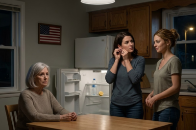 My daughter walked into the dark kitchen, looked at the completely empty table, and softly asked, “Mom, why is there nothing left to eat in the house when you still receive $10,000 a month?” My daughter-in-law simply smiled and calmly said that she was the one managing all the household expenses. Just as my daughter slowly took off her earrings, the atmosphere in the house suddenly changed.