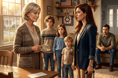 Not long after I retired, I received a call from my daughter-in-law asking me to watch her three children so she could travel with peace of mind, and she even told me to treat it as a chance to relax at home. But she did not expect that this time I would no longer keep putting up with things the way I always had, and when she came back, she was forced to face a situation that left the whole family unable to hide their surprise.