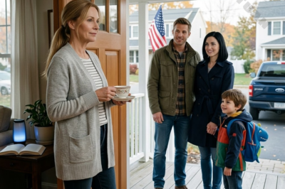 My son texted me, “Mom, don’t interfere anymore. My wife feels uncomfortable.” So I quietly cut off every bit of financial help, no arguing, no explanations, no back-and-forth, and I let them have the “peace” they demanded. But the very next morning, they were standing at my door, a strained smile pasted on their faces, voices rushed like they were running from something, acting as if that message had never existed, still expecting me to cave like I always had. Too bad for them. This time, they were already too late. I’d made one final decision, and it was enough to change everything.