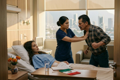 Acababa de salir de una cirugía y ni siquiera podía sentarme… cuando mi padrastro empezó a hablar de dinero. Ni una sola pregunta por mi estado, ni un poco de empatía—solo una presión que me dejaba sin aire. Intenté explicarle en mi estado débil, pero lo único que recibí fue una frialdad aterradora. Y en ese momento, entendí: si no cambiaba, en esta vida nadie vendría a salvarme.