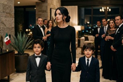 Una sola frase en medio de la lluvia lo cambió todo: la puerta se cerró y me dejaron afuera con mis dos bebés recién nacidos, sin darme ninguna oportunidad de explicar. Desaparecí de sus vidas durante seis años. Pero cuando regresé, no traía rencor… solo una prueba de ADN capaz de dejar en silencio todas las dudas de aquel día.